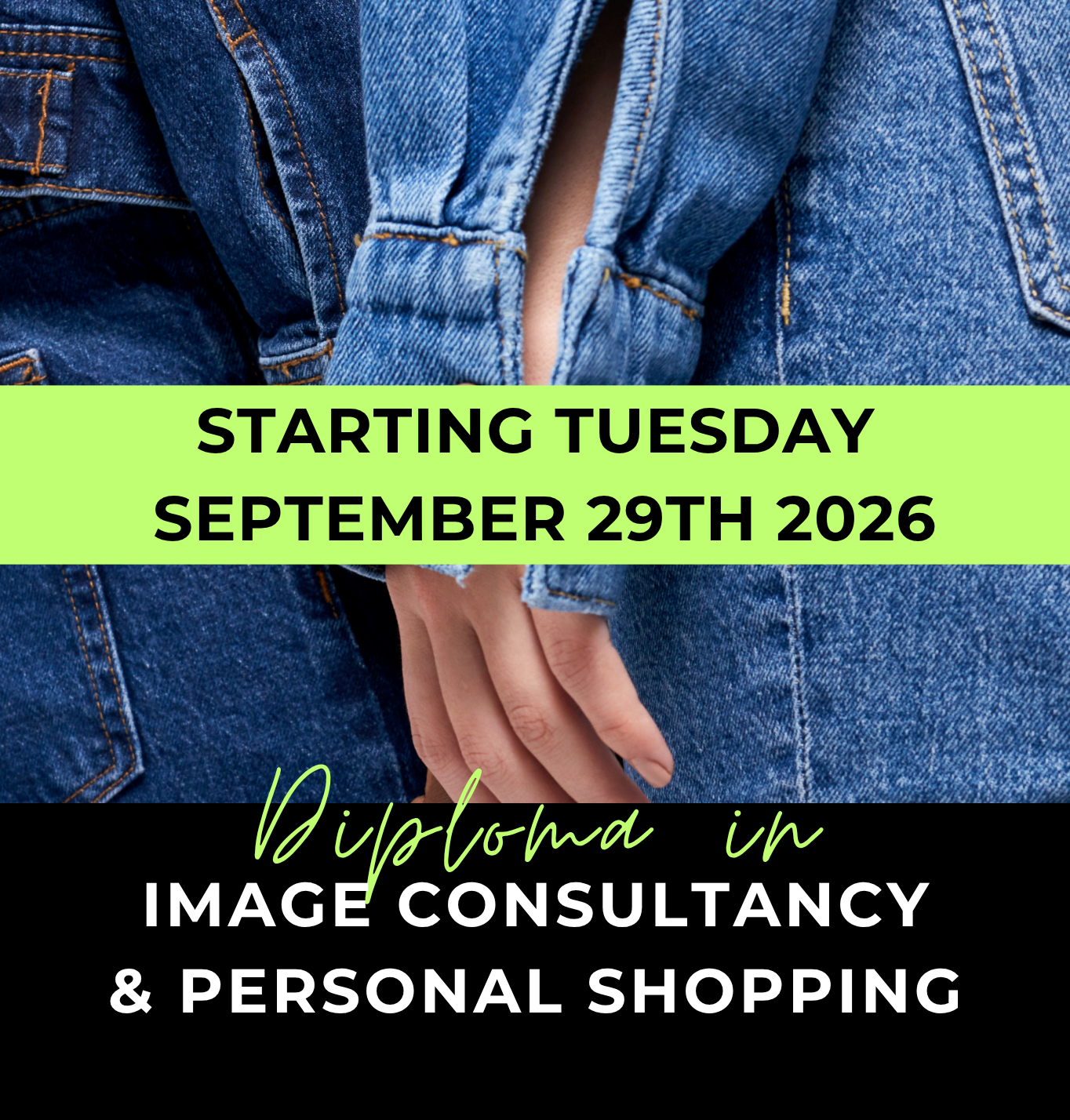 8 Week Diploma in Image Consultancy & Personal Shopping: Starting Tuesday September 29th 2026