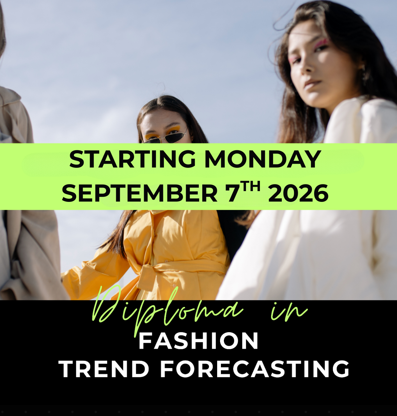 8 Week Diploma in Fashion Trend Forecasting: Starting September 7th 2026